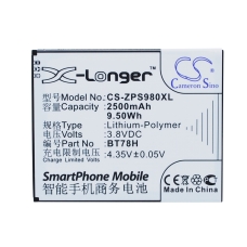 Kompatibilná náhrada batérie za Zopo BT78H