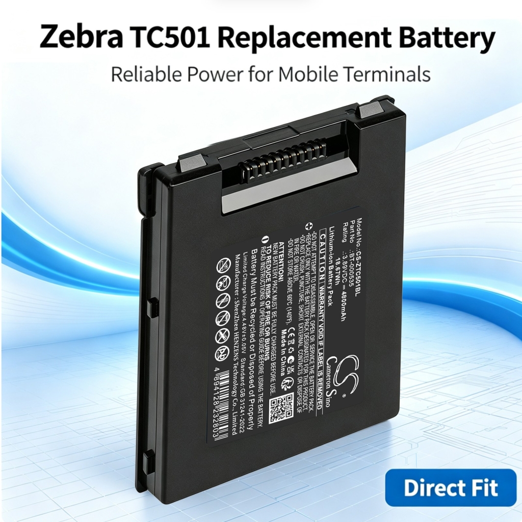 Batérie kompatibilné s Zebra TC501 TC501 CS-ZTC501BL