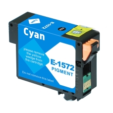 Kompatibilní s Epson T1572 / 29.5ml Atrament Azurová (Atramentové kazety)