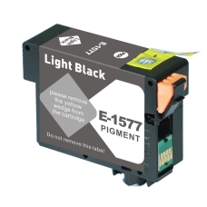 Kompatibilní s Epson T1577 / 29.5ml Atrament Svetločierna (Atramentové kazety)