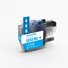 Kompatibilní s Brother LC-421XL / 10ml Atrament Azurová (Atramentové kazety - Farbivo)