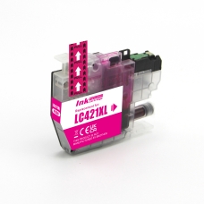 Kompatibilní s Brother LC-421XL / 10ml Atrament Tmavo purpurová (Atramentové kazety - Farbivo)