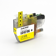 Kompatibilní s Brother LC-421XL / 10ml Atrament Žlutá (Atramentové kazety - Farbivo)
