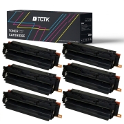 TCTK Toner 055 sada 4 ks CMYK kompatibilný s Canon Color imageCLASS MF741Cdw MF743Cdw MF746Cdw, Color imageCLASS MFP MF745Cdw, i-SENSYS LBP-662 Cdw, i-SENSYS LBP-663 Cdw, nahrádza 3016C002