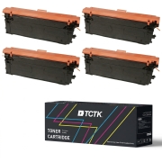 TCTK Toner 064H sada 4 ks CMYK kompatibilný s Canon i-SENSYS LBP722Cdw LBP732Cdw MF832Cdw MF842Cdw, nahrádza 4938C001