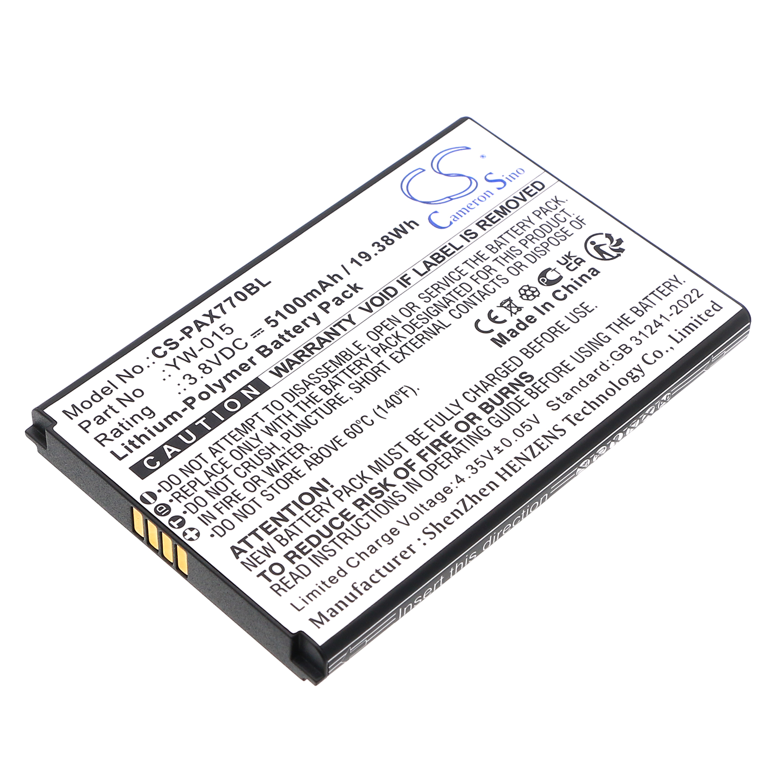 Cameron Sino CS-PAX770BL - neoriginální