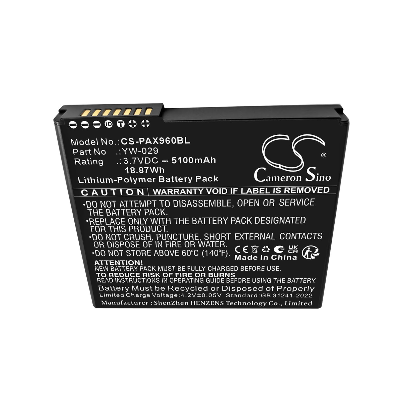 Cameron Sino CS-PAX960BL - neoriginální